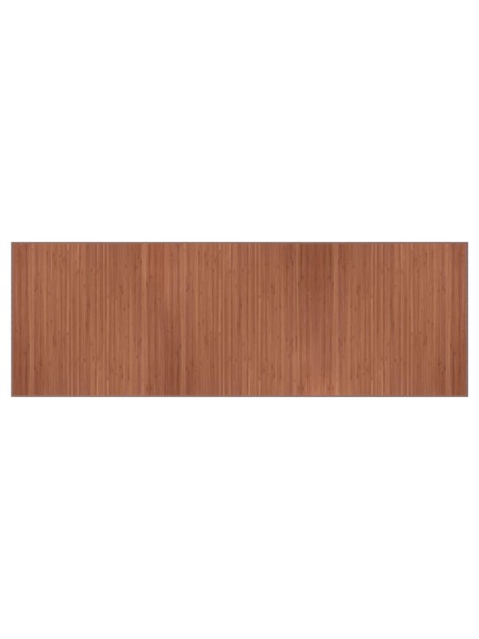 Matto suorakaide ruskea 100x300 cm bambu
