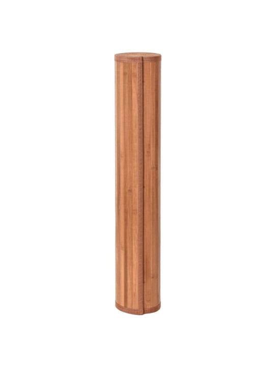 Matto suorakaide ruskea 100x300 cm bambu