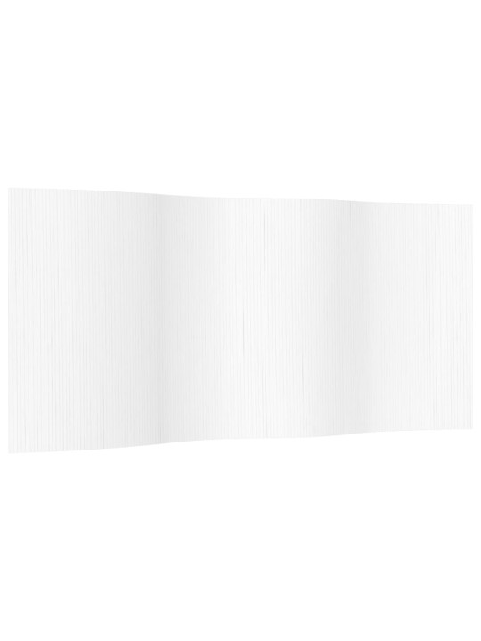 Tilanjakaja valkoinen 165x400 cm bambu