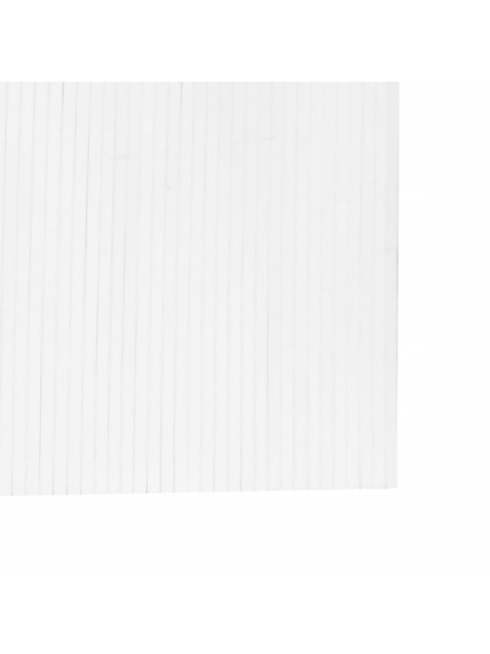 Tilanjakaja valkoinen 165x400 cm bambu