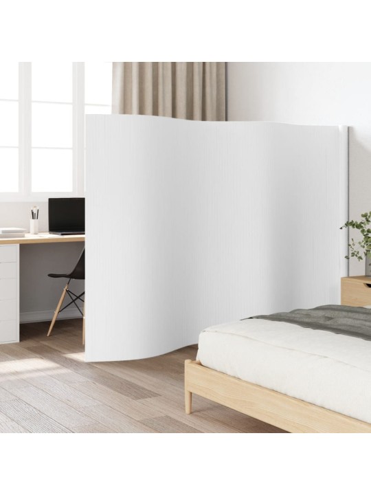 Tilanjakaja valkoinen 165x400 cm bambu