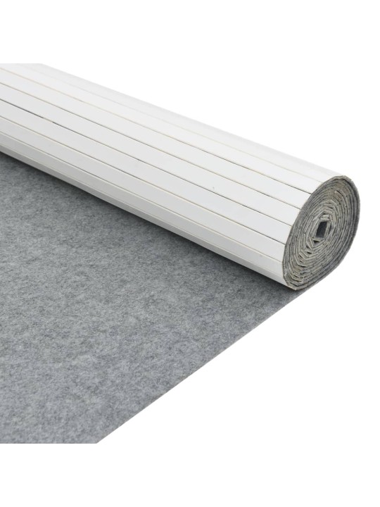 Tilanjakaja valkoinen 165x600 cm bambu