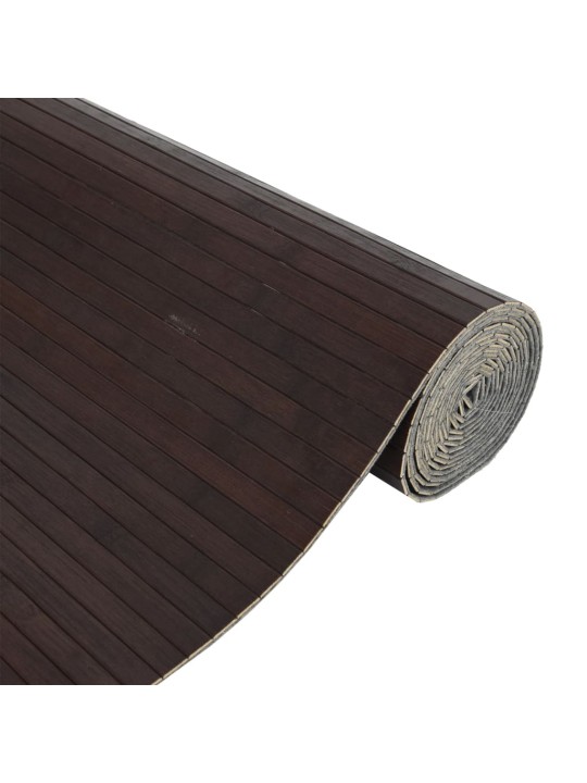 Tilanjakaja tummanruskea 165x800 cm bambu