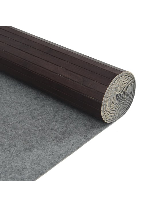 Tilanjakaja tummanruskea 165x800 cm bambu