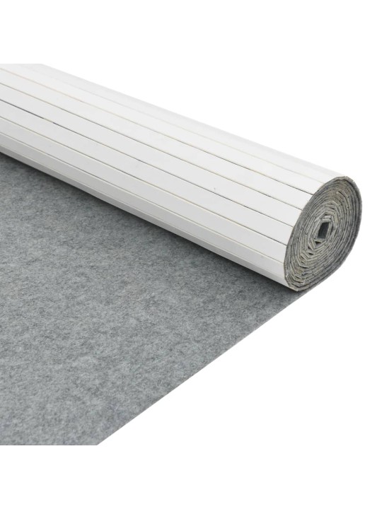 Tilanjakaja valkoinen 165x800 cm bambu