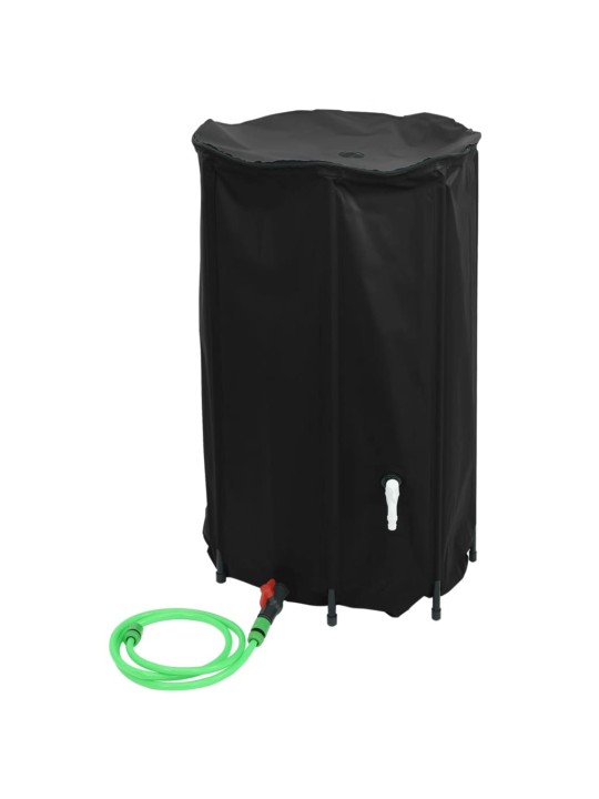 Taitettava vesisäiliö hanalla 500 l PVC