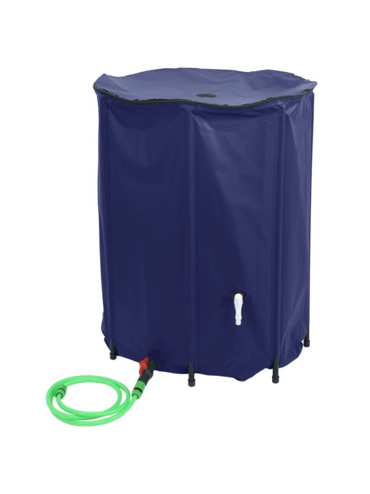 Taitettava vesisäiliö hanalla 500 l PVC