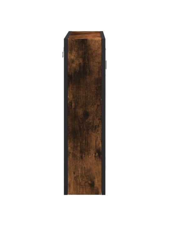 Kylpyhuoneen peilikaappi savutammi 60x16x60 cm tekninen puu