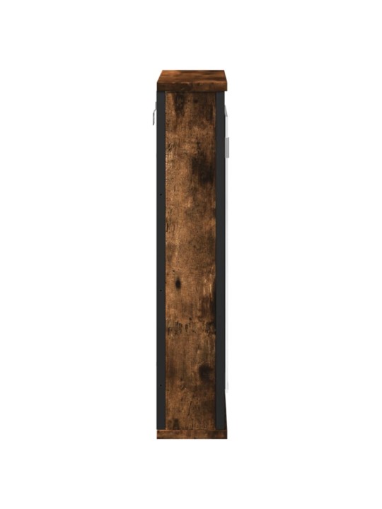 Kylpyhuoneen peilikaappi savutammi 42x12x60 cm tekninen puu