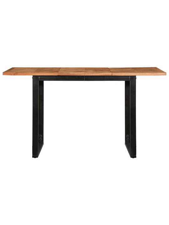 ruokapöytä 140x70x75 cm massiivipuu akaasia