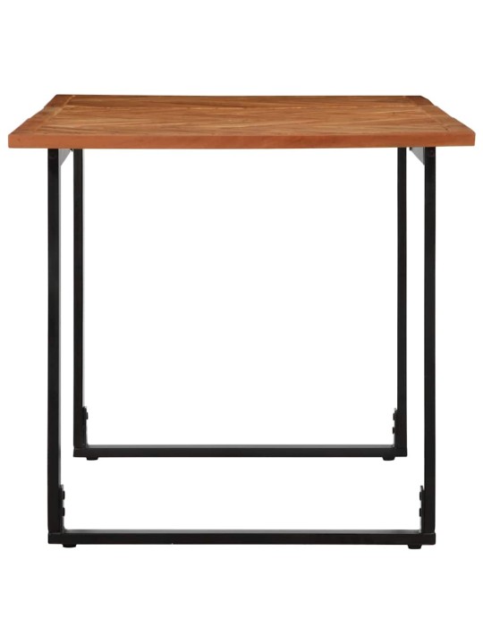 ruokapöytä 160x80x75 cm massiivipuu akaasia