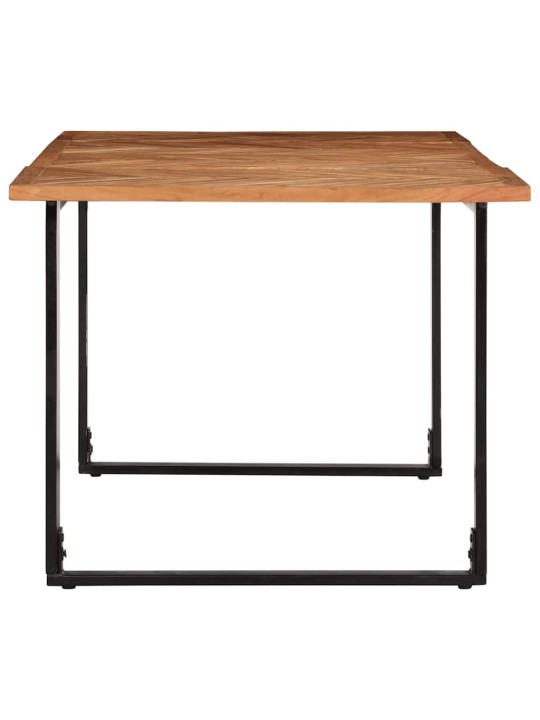 ruokapöytä 180x90x75 cm massiivipuu akaasia