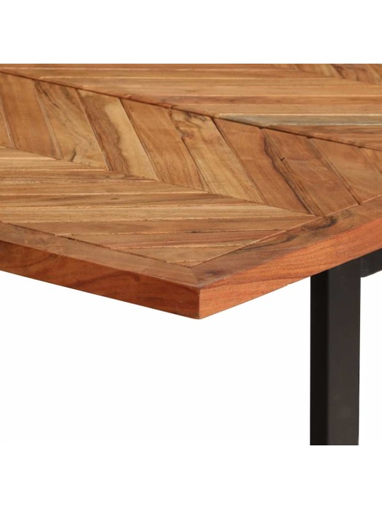 ruokapöytä 180x90x75 cm massiivipuu akaasia