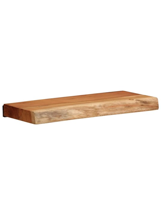 seinähyllyt 2 kpl 40x20x3,5 cm massiivipuu akaasia