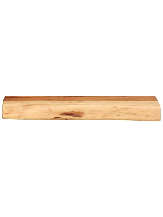 seinähyllyt 2 kpl 40x20x3,5 cm massiivipuu akaasia