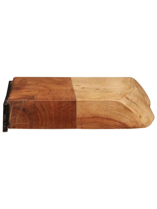seinähyllyt 2 kpl 40x20x3,5 cm massiivipuu akaasia