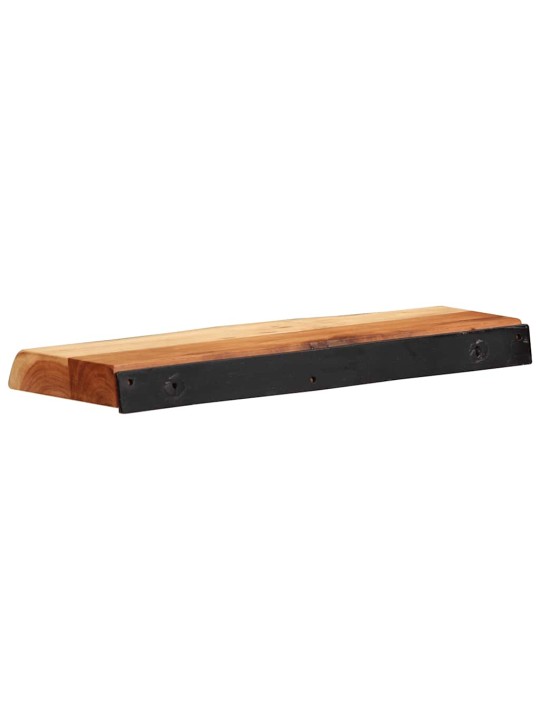seinähyllyt 2 kpl 40x20x3,5 cm massiivipuu akaasia