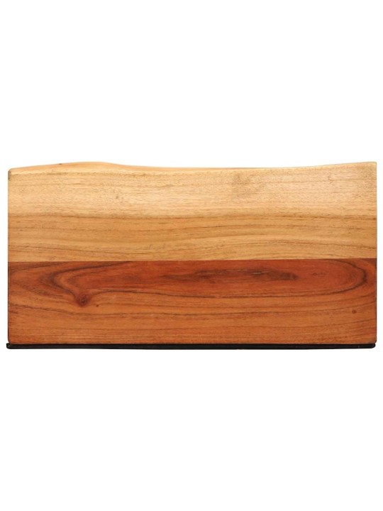 seinähyllyt 2 kpl 40x20x3,5 cm massiivipuu akaasia
