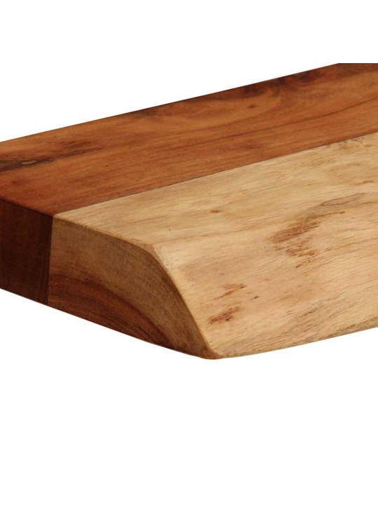 seinähyllyt 2 kpl 40x20x3,5 cm massiivipuu akaasia
