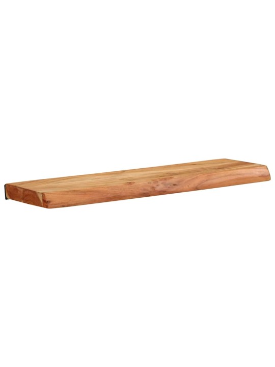 seinähyllyt 2 kpl 60x20x3,5 cm massiivipuu akaasia