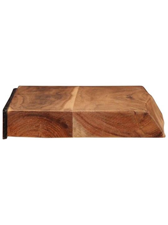 seinähyllyt 2 kpl 60x20x3,5 cm massiivipuu akaasia