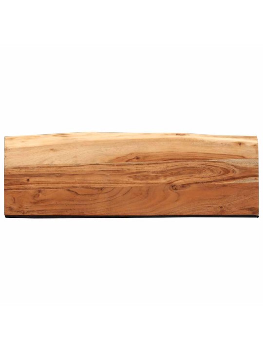 seinähyllyt 2 kpl 60x20x3,5 cm massiivipuu akaasia