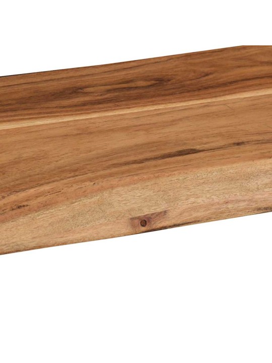seinähyllyt 2 kpl 60x20x3,5 cm massiivipuu akaasia