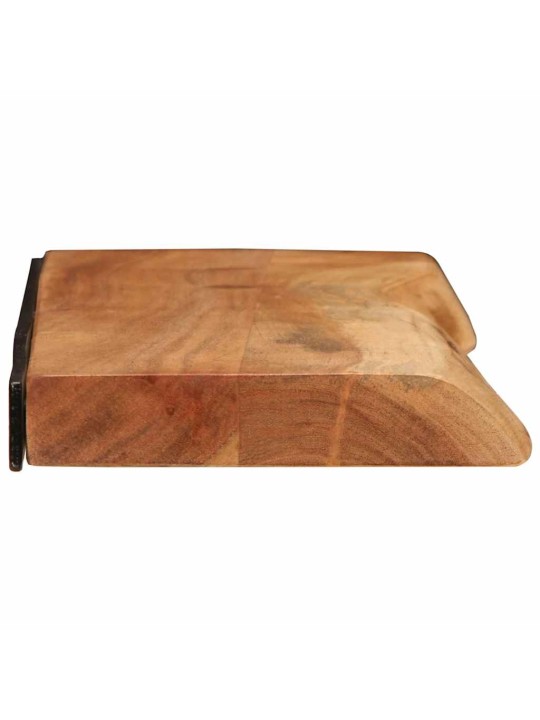 seinähyllyt 2 kpl 80x20x3,5 cm massiivipuu akaasia