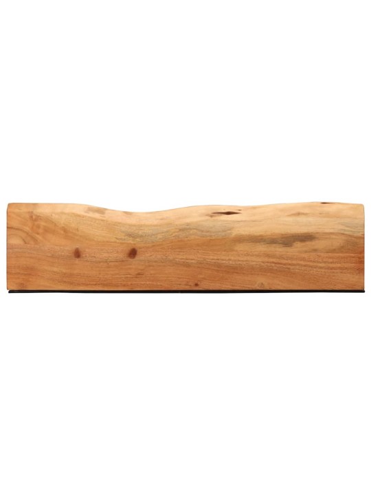 seinähyllyt 2 kpl 80x20x3,5 cm massiivipuu akaasia