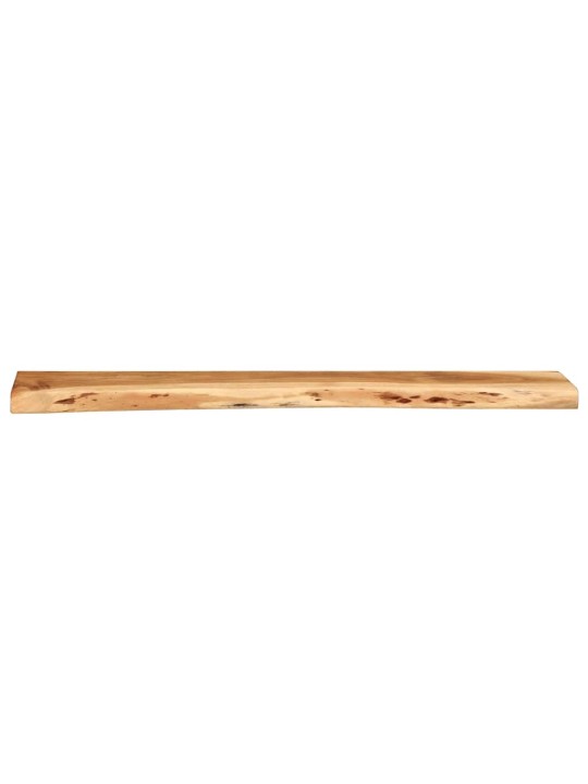 seinähyllyt 2 kpl 100x20x3,5 cm massiivipuu akaasia