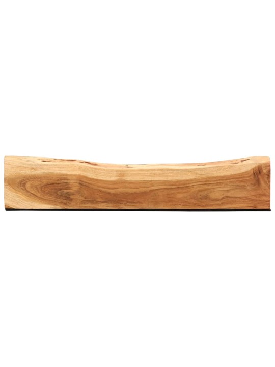 seinähyllyt 2 kpl 100x20x3,5 cm massiivipuu akaasia
