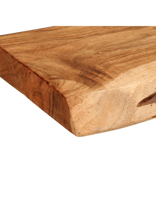 seinähyllyt 2 kpl 100x20x3,5 cm massiivipuu akaasia