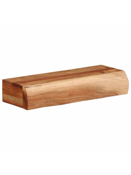 Seinähyllyt 2 kpl 40x17x8 cm Massiivipuu akaasia
