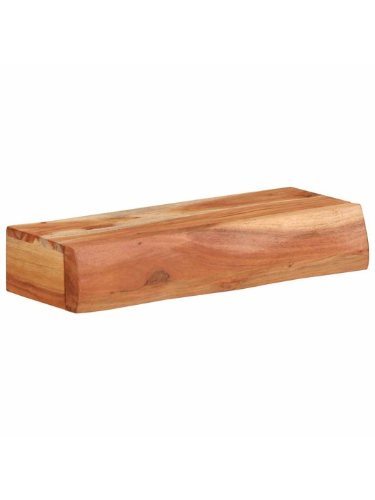 Seinähyllyt 2 kpl 40x17x8 cm Massiivipuu akaasia
