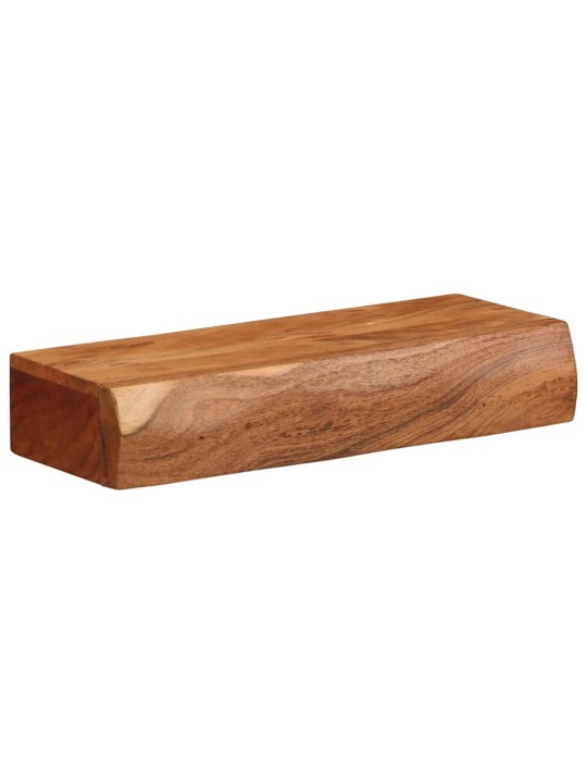 Seinähyllyt 2 kpl 40x17x8 cm Massiivipuu akaasia