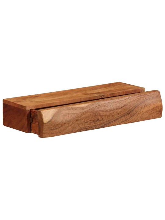 Seinähyllyt 2 kpl 40x17x8 cm Massiivipuu akaasia