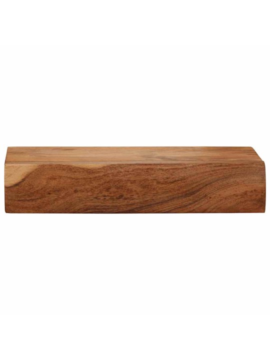Seinähyllyt 2 kpl 40x17x8 cm Massiivipuu akaasia