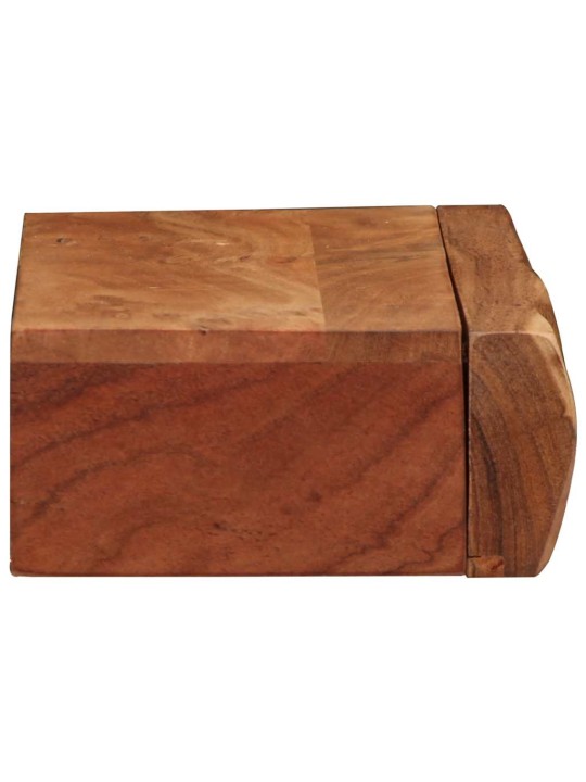 Seinähyllyt 2 kpl 40x17x8 cm Massiivipuu akaasia
