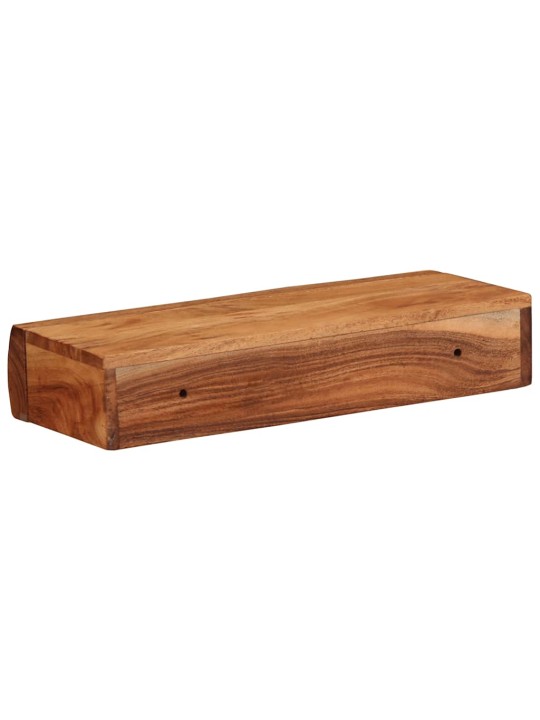 Seinähyllyt 2 kpl 40x17x8 cm Massiivipuu akaasia