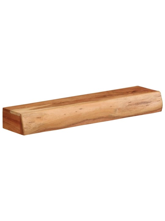 Seinähyllyt 2 kpl 60x17x8 cm Massiivipuu akaasia