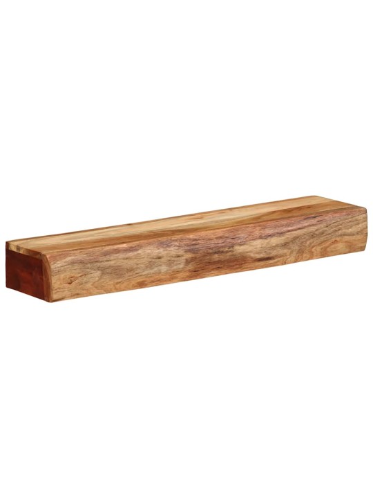 Seinähyllyt 2 kpl 60x17x8 cm Massiivipuu akaasia