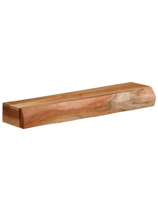 Seinähyllyt 2 kpl 60x17x8 cm Massiivipuu akaasia