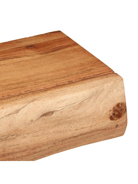 seinähyllyt 2 kpl 100x17x8 cm massiivipuu akaasia