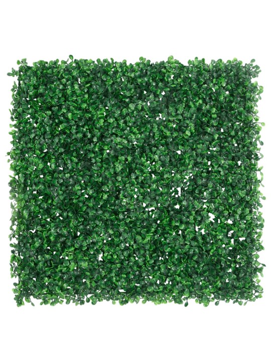 Keinotekoinen pensasaita 6 kpl vihreä 50x50 cm
