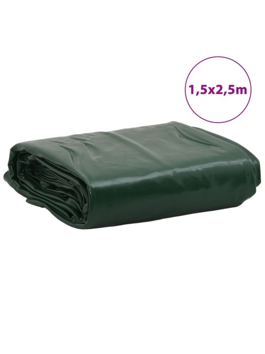 Pressu vihreä 1,5x2,5 m 650 g/m²