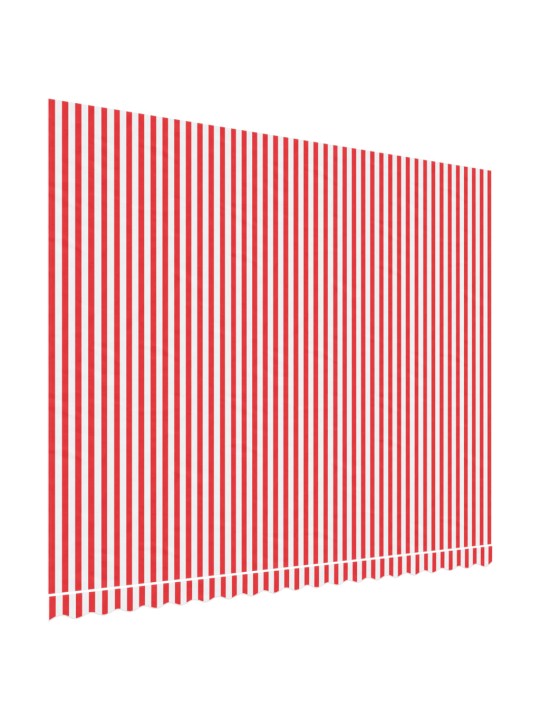 Vaihtokangas markiisiin punavalkoraidallinen 4,5x3,5 m