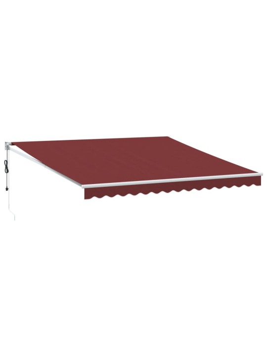 Automaattimarkiisi viininpunainen 400x300 cm