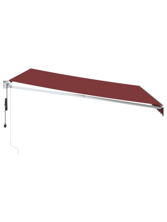 Automaattimarkiisi viininpunainen 400x300 cm