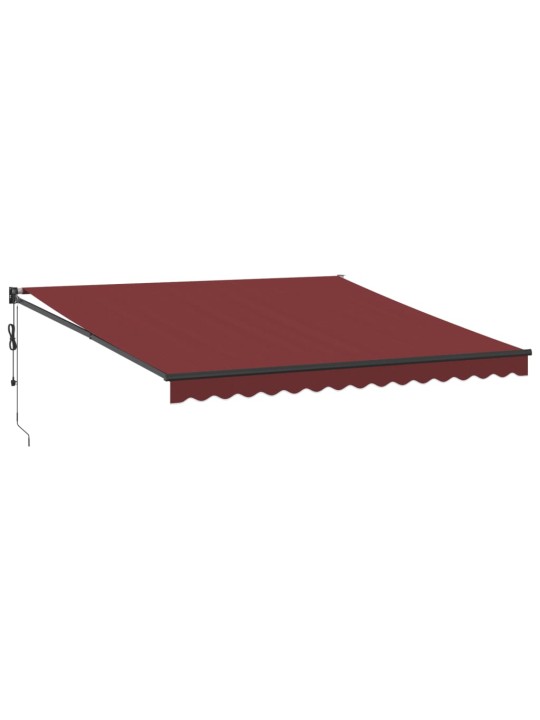 Automaattimarkiisi viininpunainen 400x300 cm