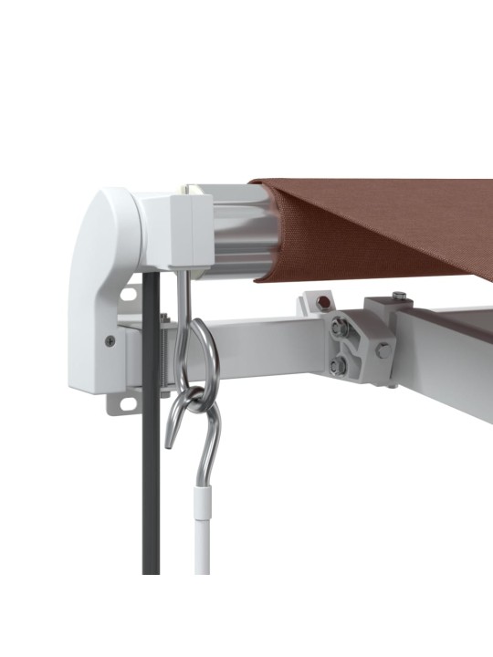 Automaattisesti kelattava markiisi ruskea 600x350 cm